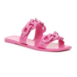 NIB JLO Jennifer Lopez Trecha Sandal In Blossom Pink Women's Size 7